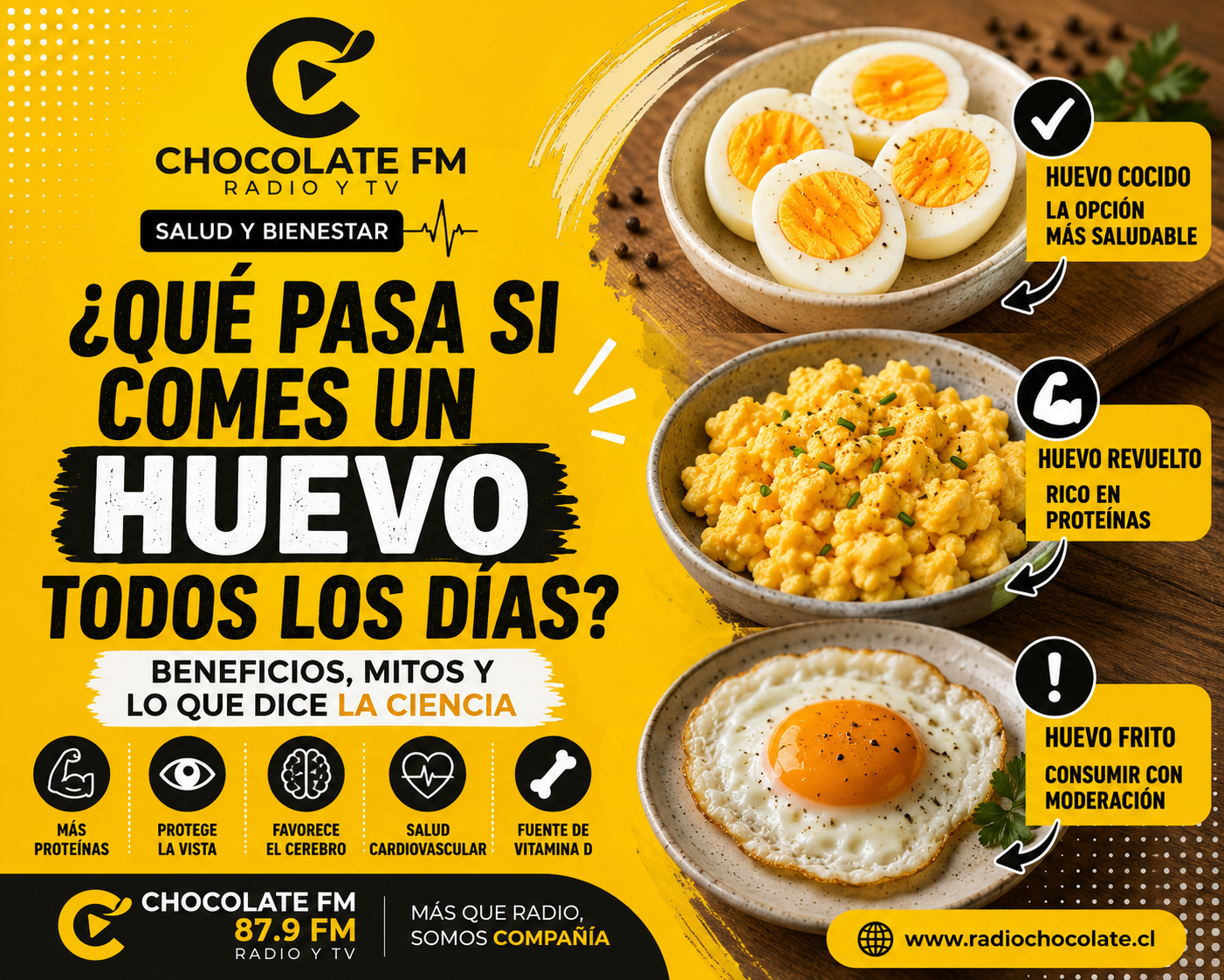 ¿Qué pasa si comes un huevo todos los días? Beneficios, mitos y lo que dice la ciencia